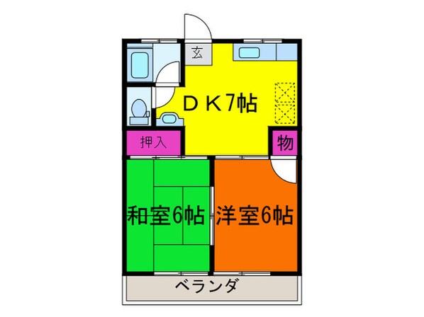 コーポ　エムの物件間取画像